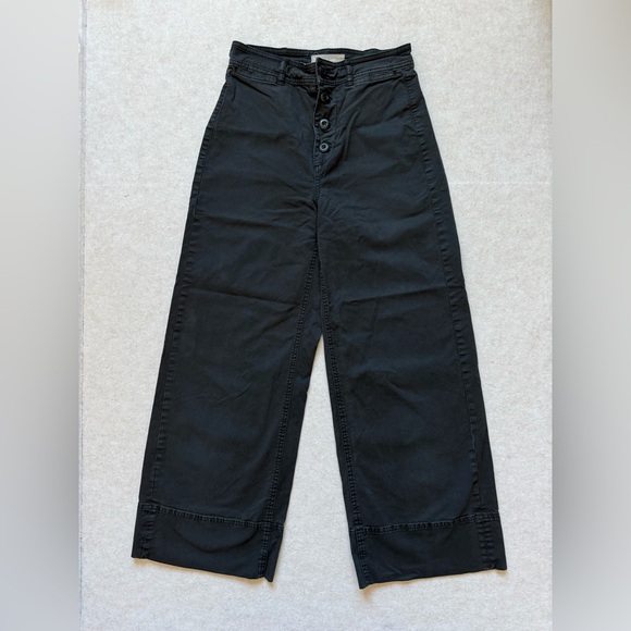 Everlane Wide Leg Crop Pants Size 0 - Picture 3 of 9